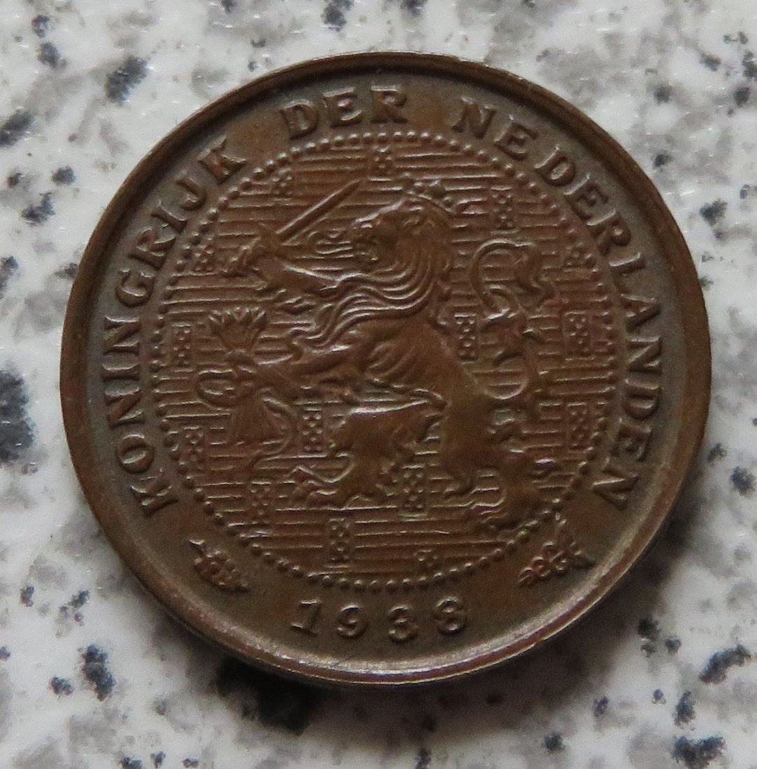  Niederlande 1/2 Cent 1938   