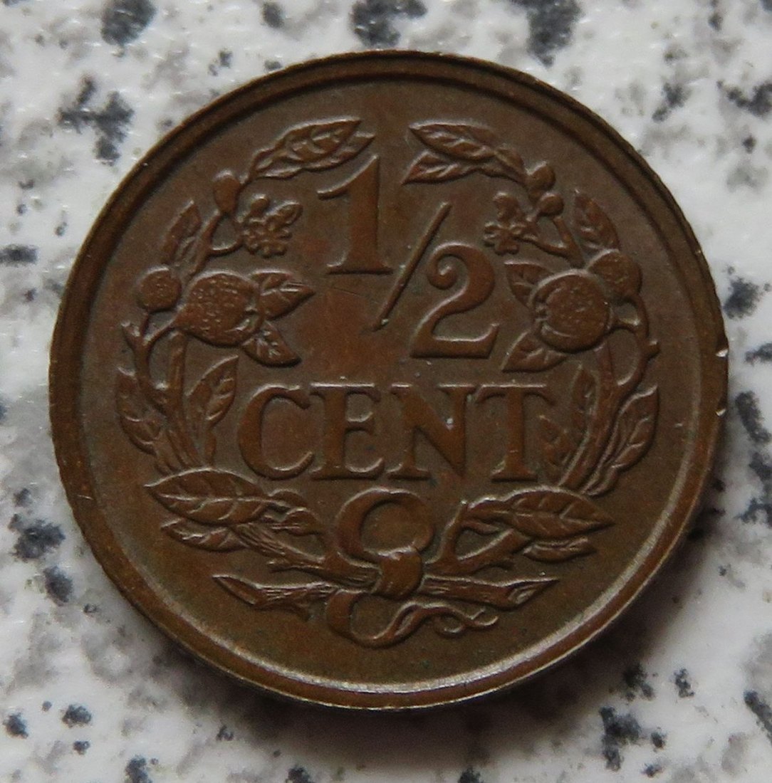  Niederlande 1/2 Cent 1938   