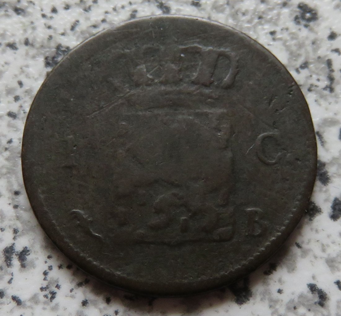  Niederlande 1 Cent 1827, Belegstück   
