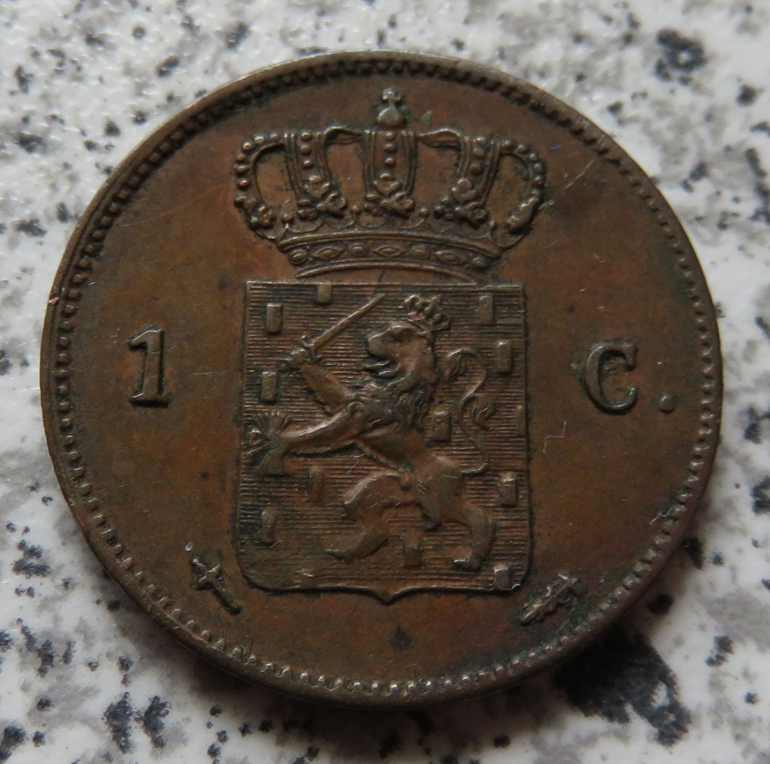  Niederlande 1 Cent 1861   