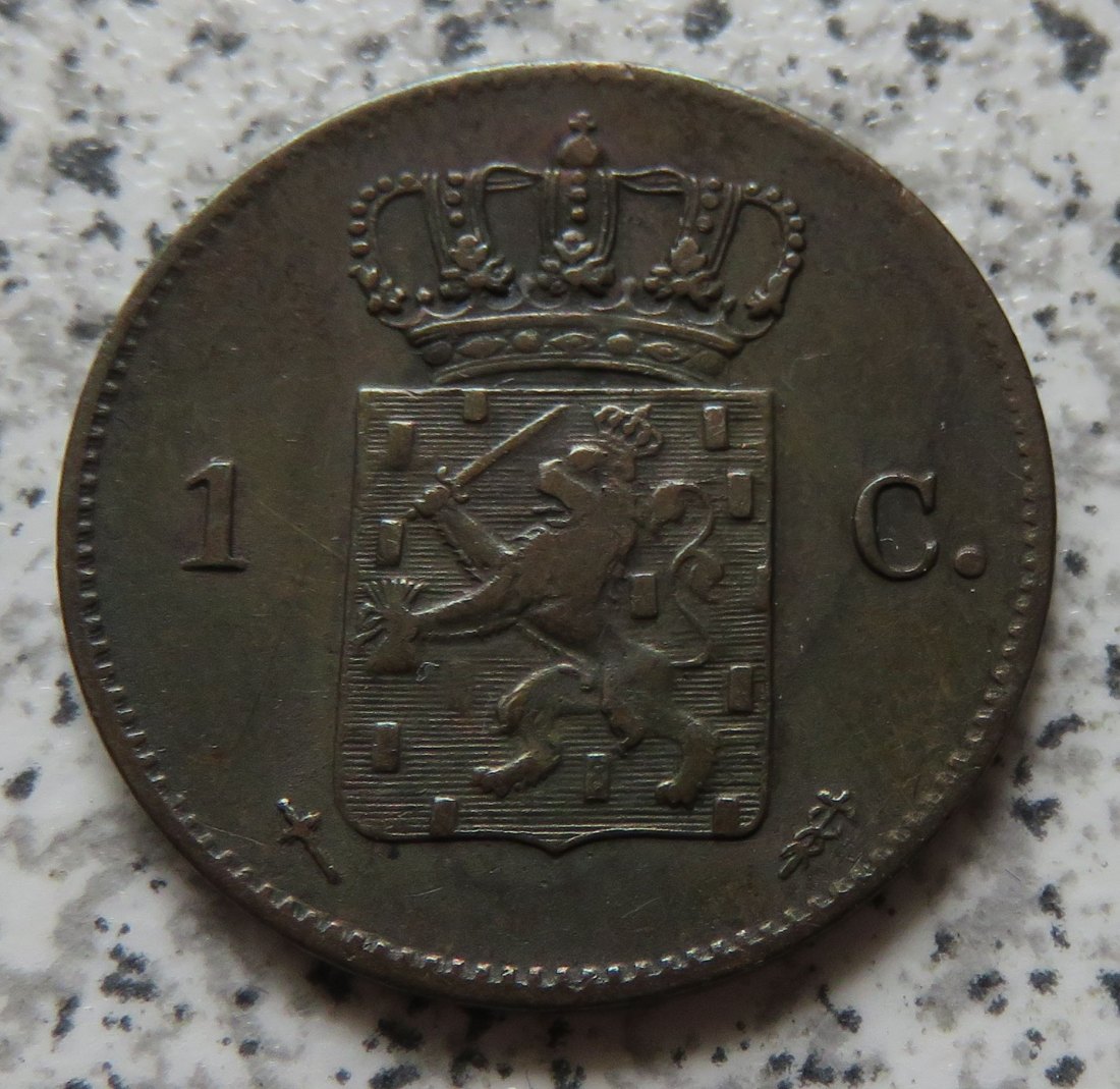  Niederlande 1 Cent 1870   
