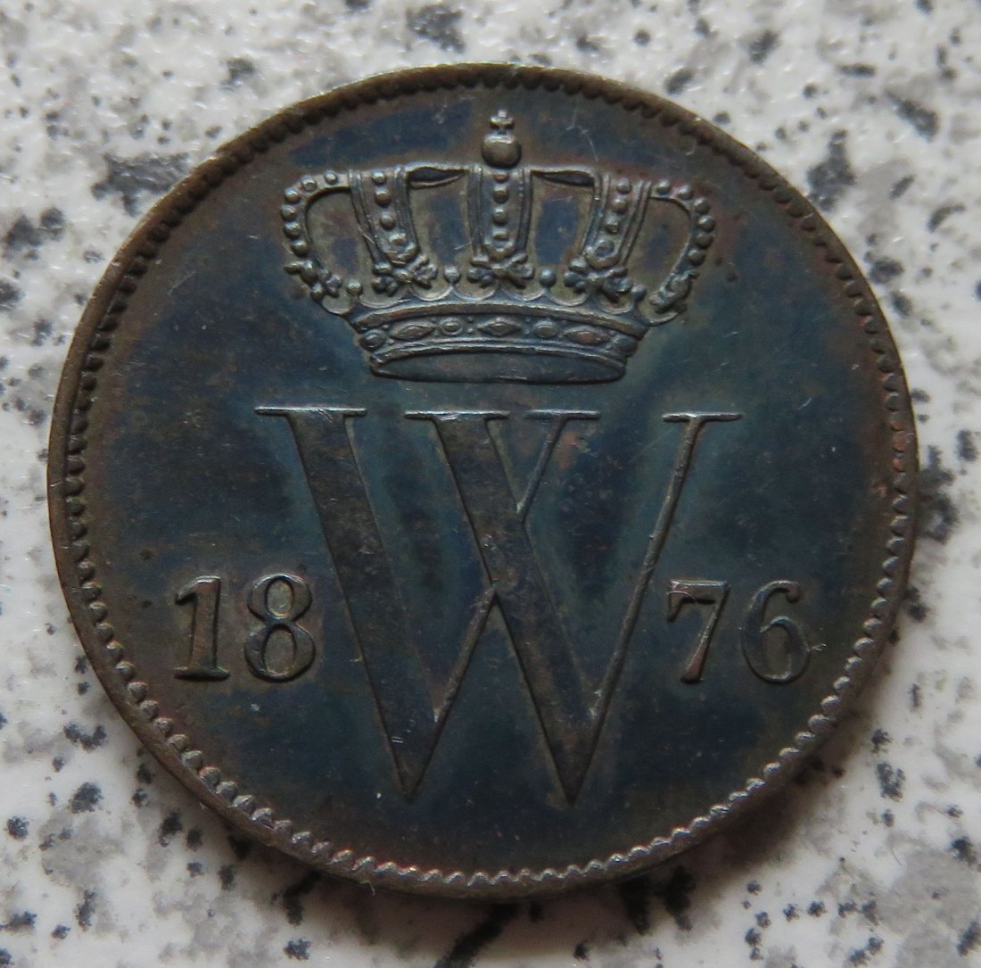  Niederlande 1 Cent 1876   