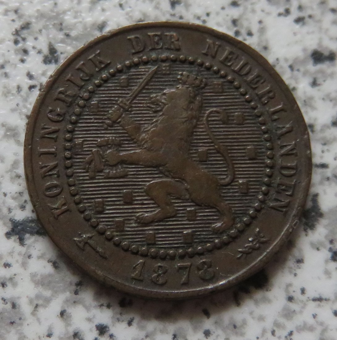  Niederlande 1 Cent 1878   