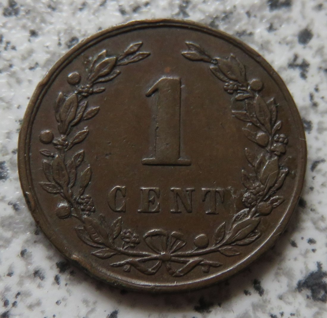  Niederlande 1 Cent 1878   