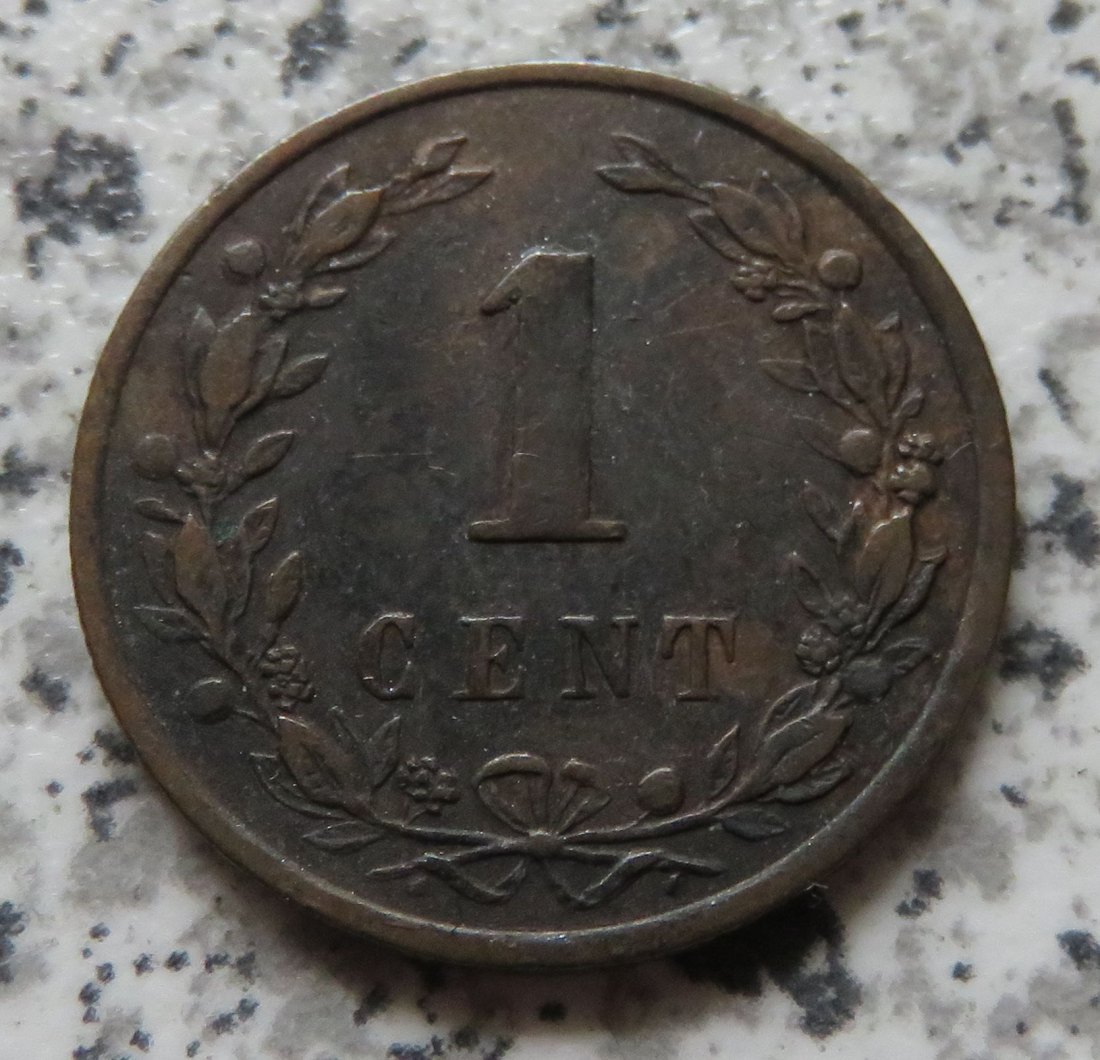  Niederlande 1 Cent 1884   