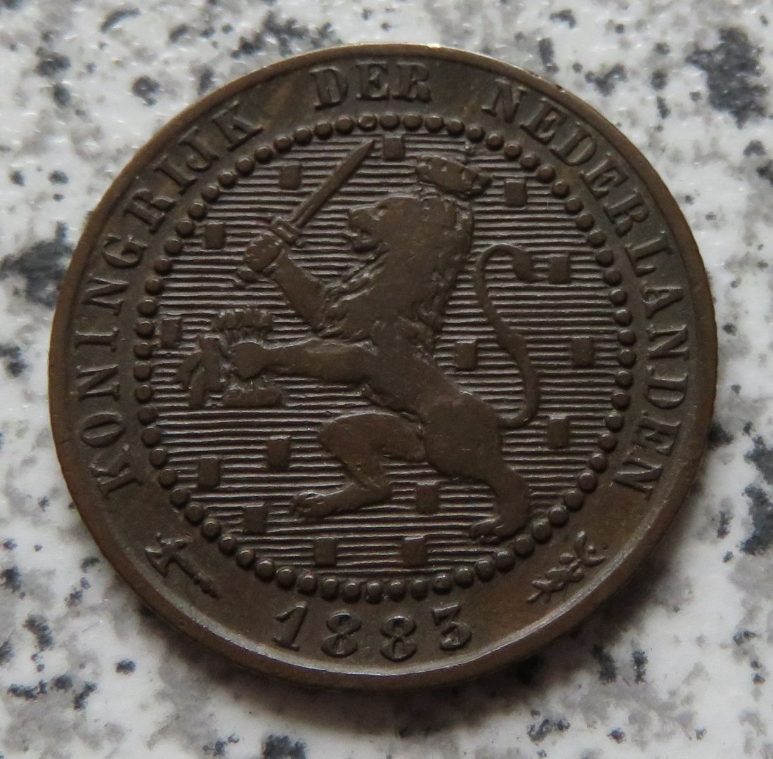  Niederlande 1 Cent 1883   