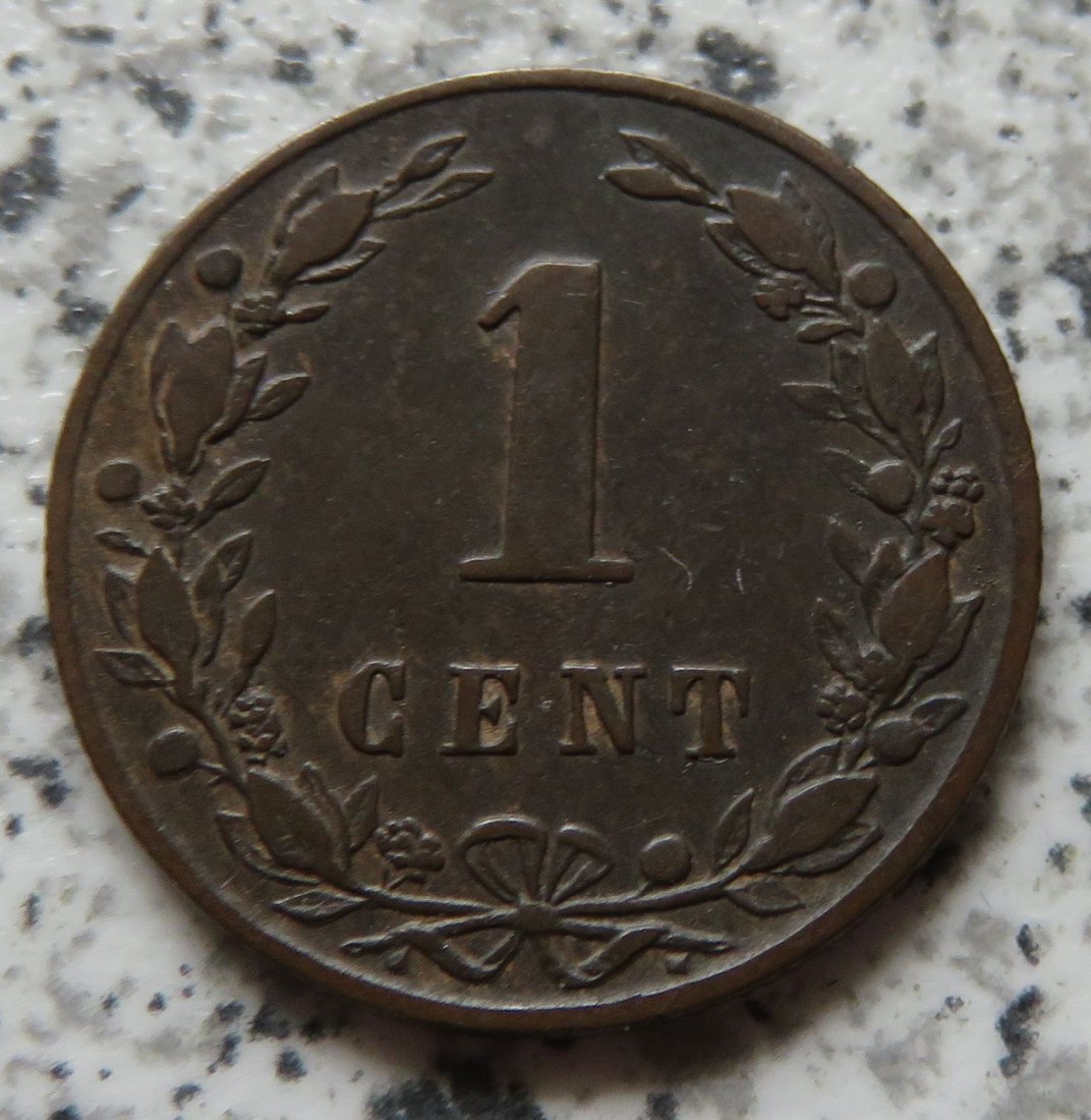  Niederlande 1 Cent 1883   