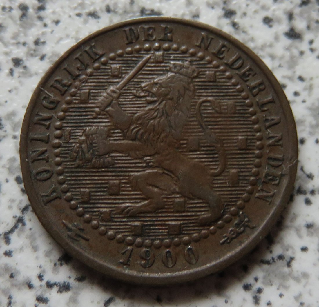 Niederlande 1 Cent 1900   