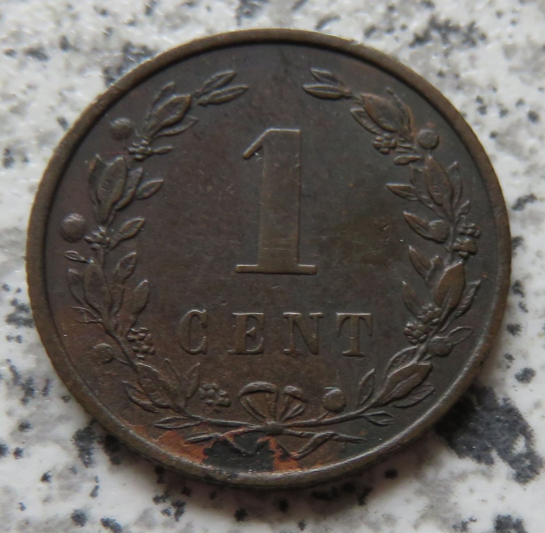  Niederlande 1 Cent 1900   