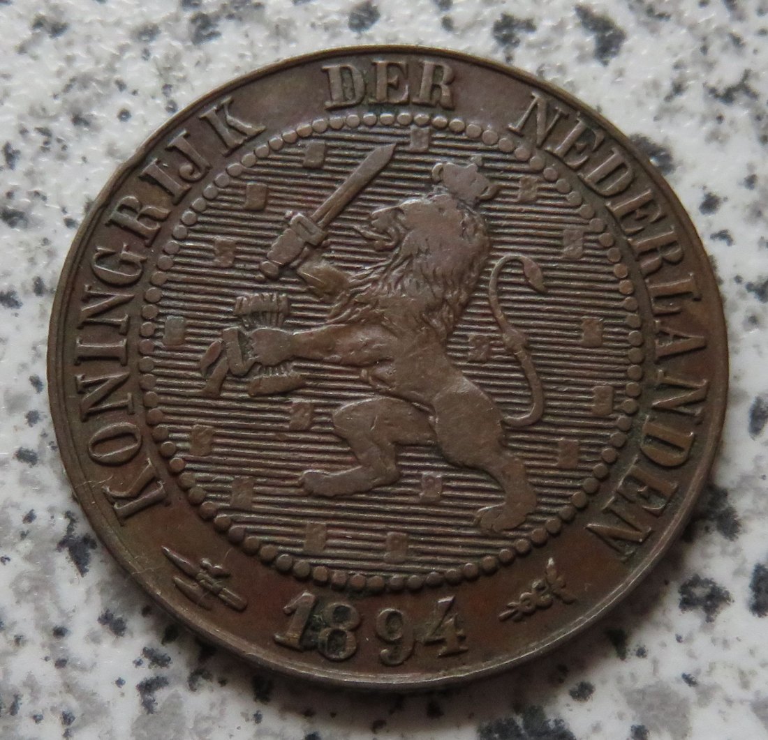  Niederlande 2,5 Cent 1894 / Niederlande 2 1/2 Cent 1894   