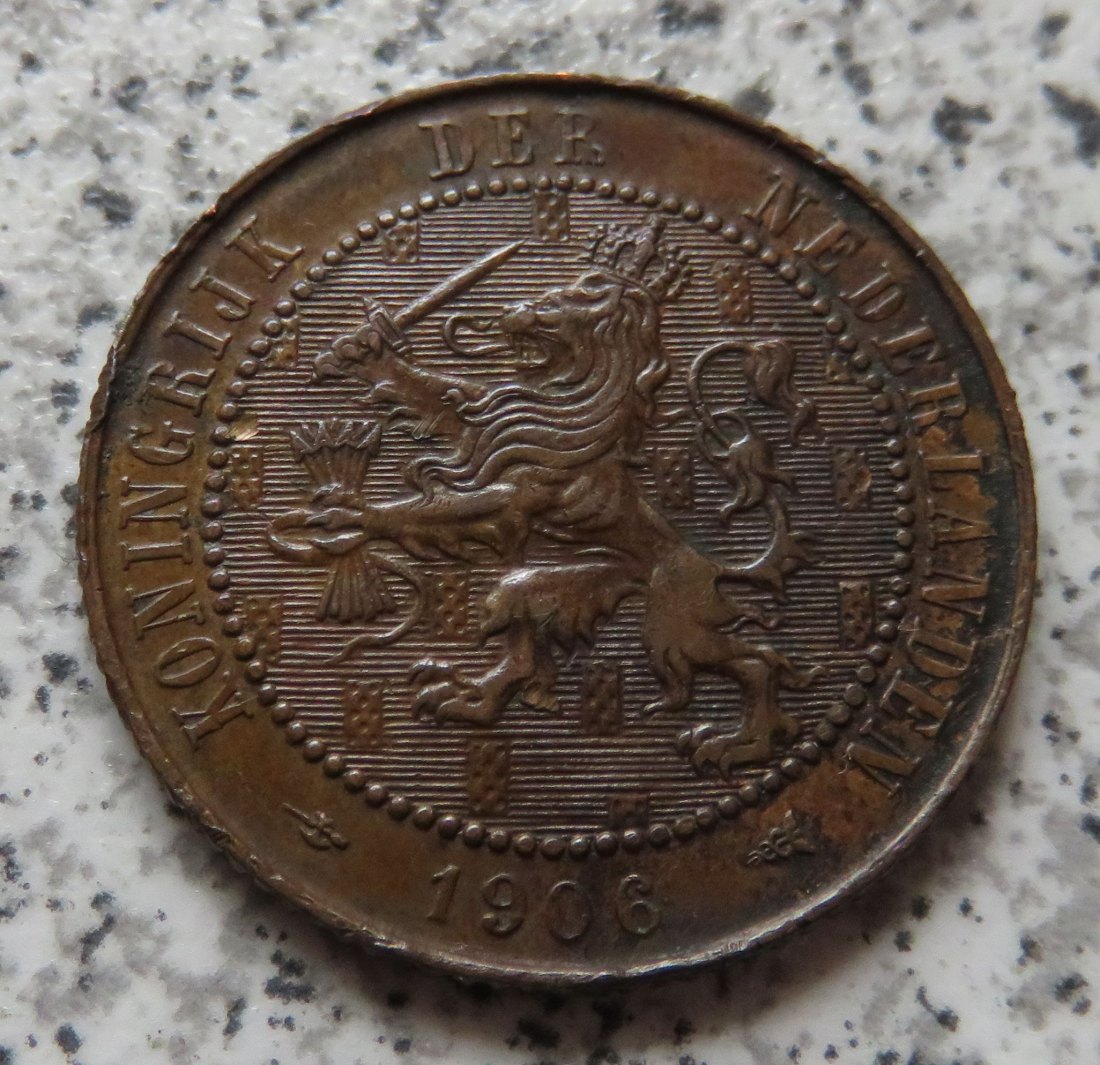  Niederlande 2,5 Cent 1906 / Niederlande 2 1/2 Cent 1906   