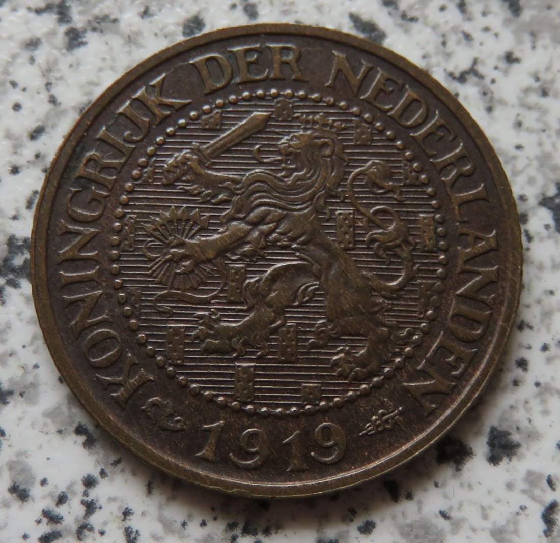  Niederlande 2,5 Cent 1919 / Niederlande 2 1/2 Cent 1919   