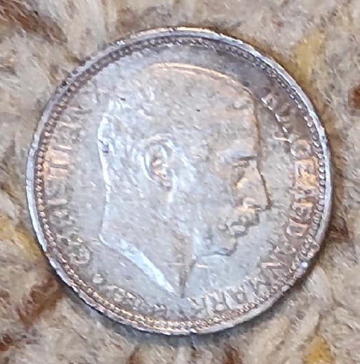  Dänemark 2 Kronen 1930, SILBER, 60. Jahrestag - Geburt von König Christian   