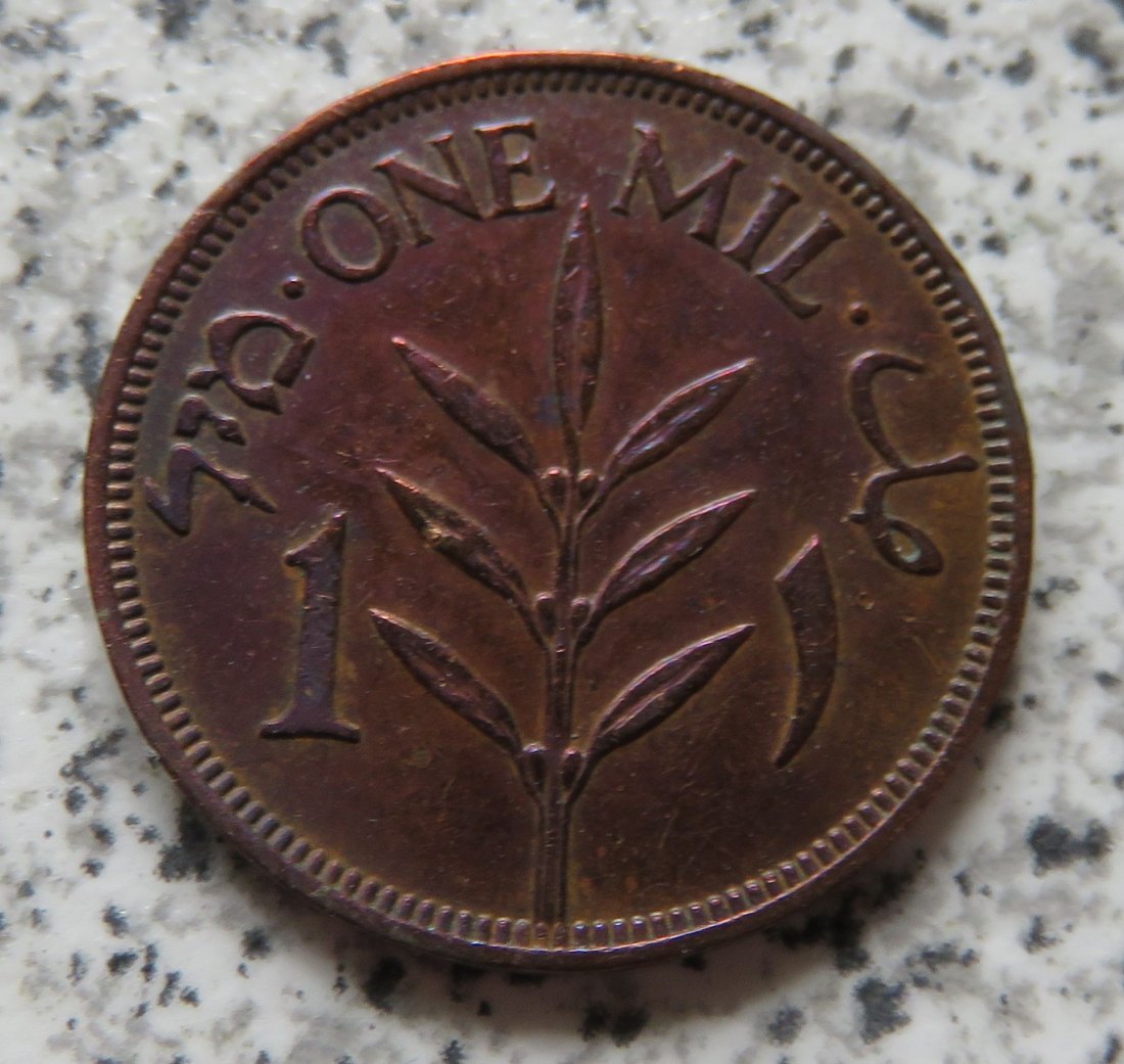  Palästina 1 Mil 1944   
