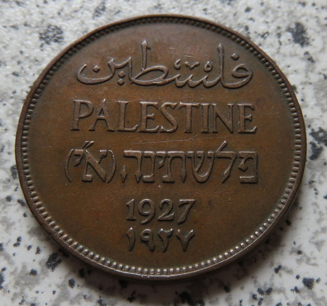  Palästina 2 Mils 1927   