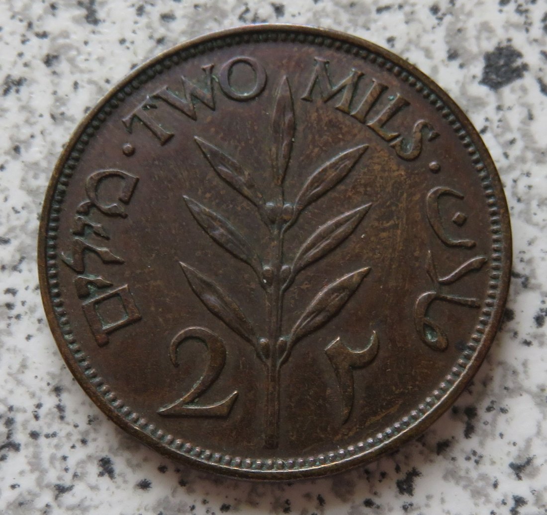  Palästina 2 Mils 1927   
