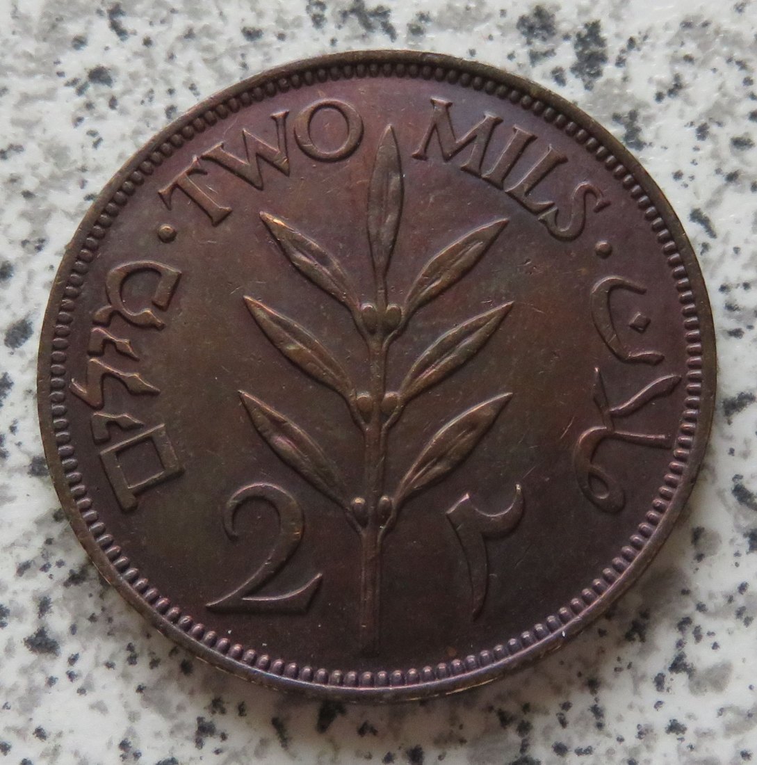  Palästina 2 Mils 1942   