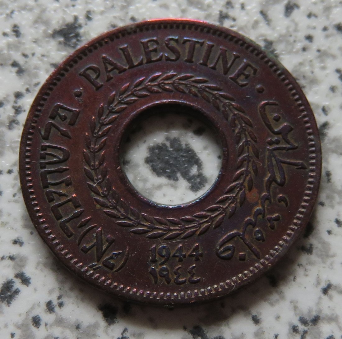 Palästina 5 Mils 1944   