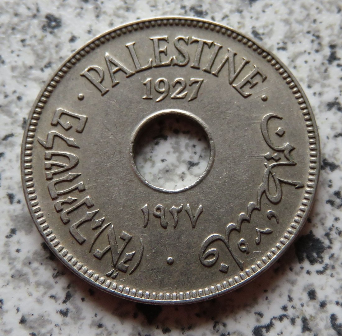  Palästina 10 Mils 1927   