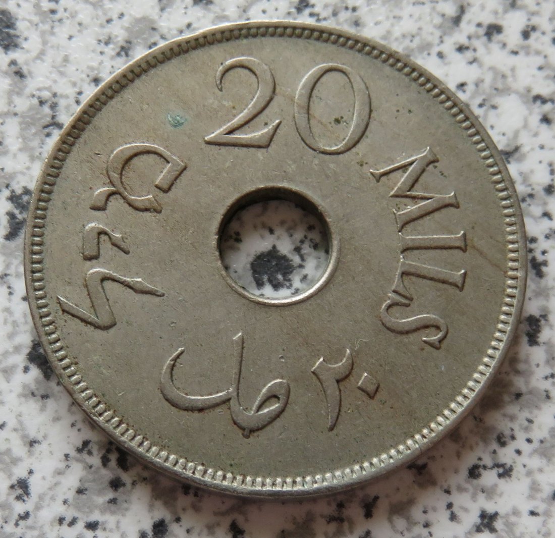  Palästina 20 Mils 1927   