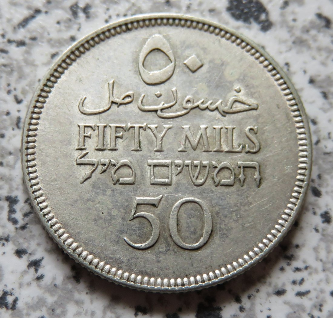  Palästina 50 Mils 1927   