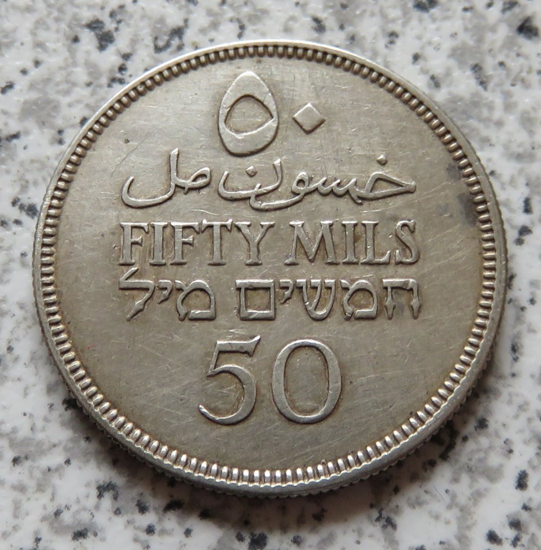  Palästina 50 Mils 1935   