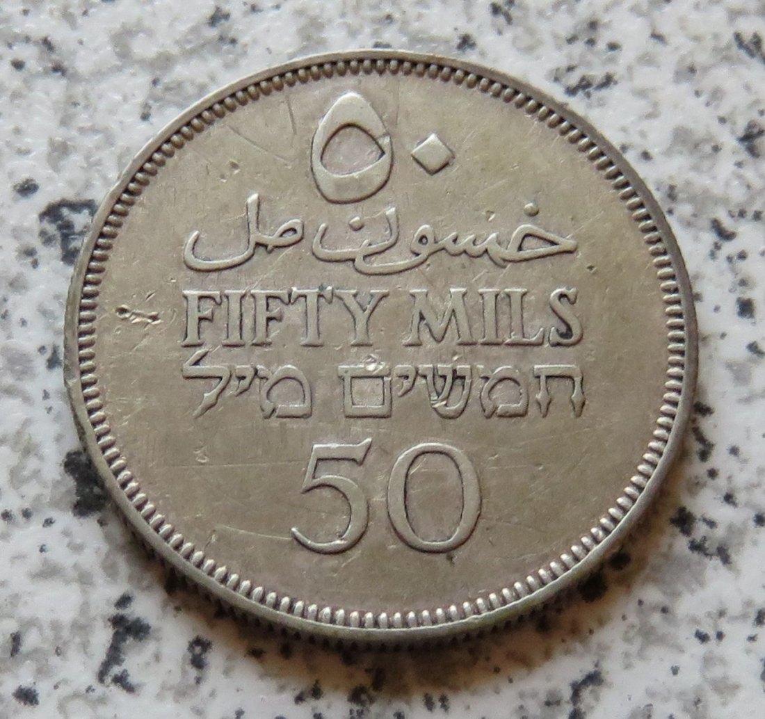 Palästina 50 Mils 1939   