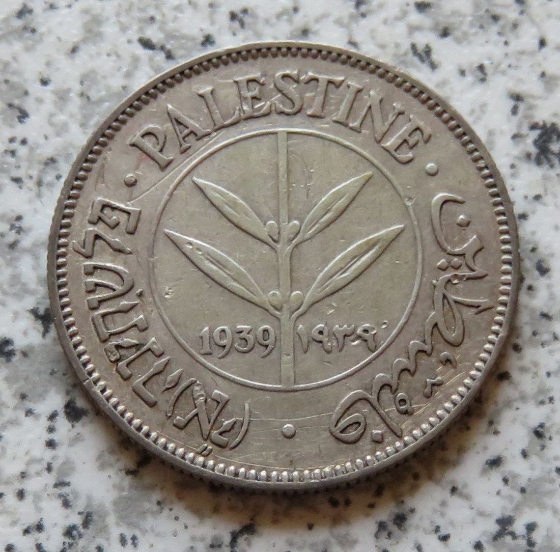  Palästina 50 Mils 1939   