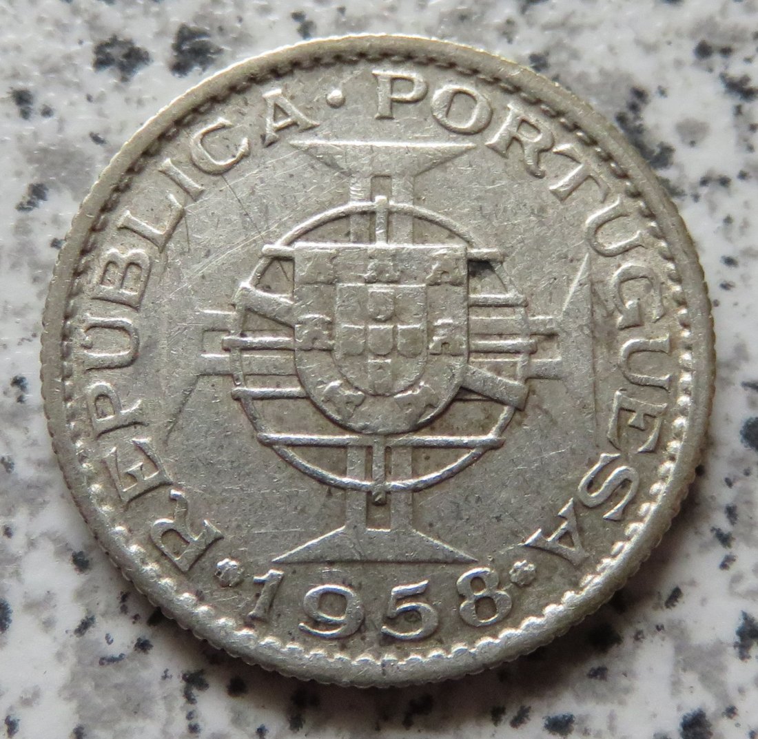  Timor 3 Escudos 1958   