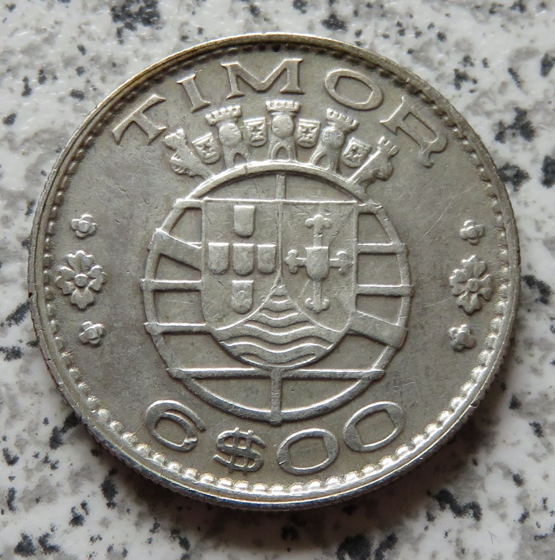  Timor 6 Escudos 1958   