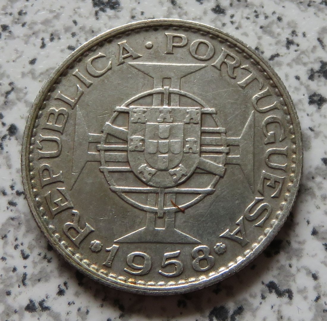  Timor 6 Escudos 1958   