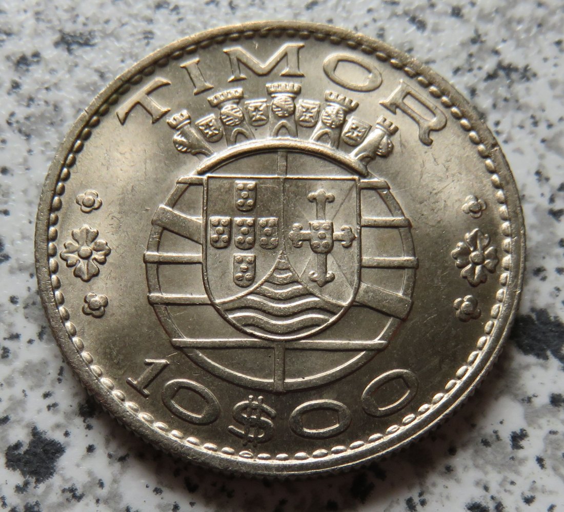  Timor 10 Escudos 1970   