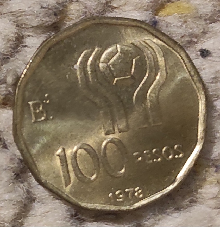  Argentinien 100 Pesos 1978 Fußball-Weltmeisterschaft, Argentinien 1978   