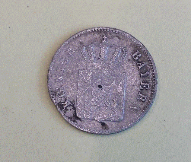  SILBER - Königreich Bayern 6 Kreuzer 1853 - Maximilian II. - Historisches Silber   