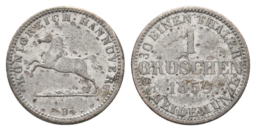  Altdeutschland; Kleinmünze 1859   