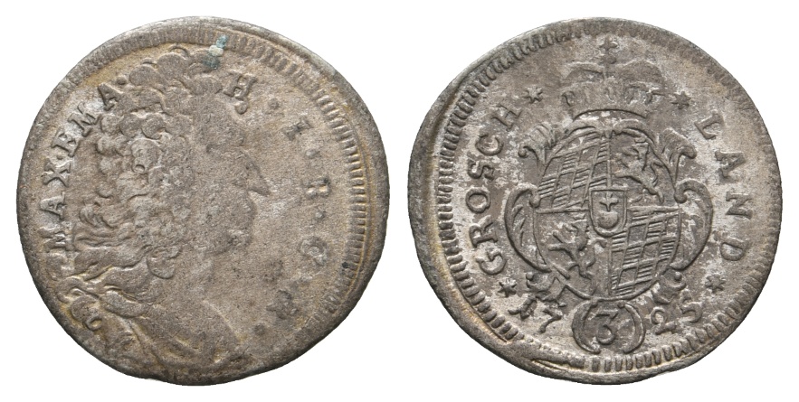 Altdeutschland; Kleinmünze 1725   