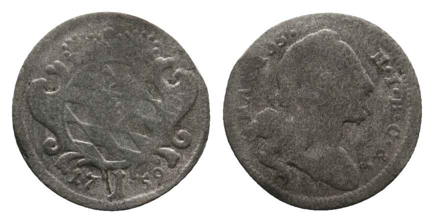  Altdeutschland; Kleinmünze 1759   