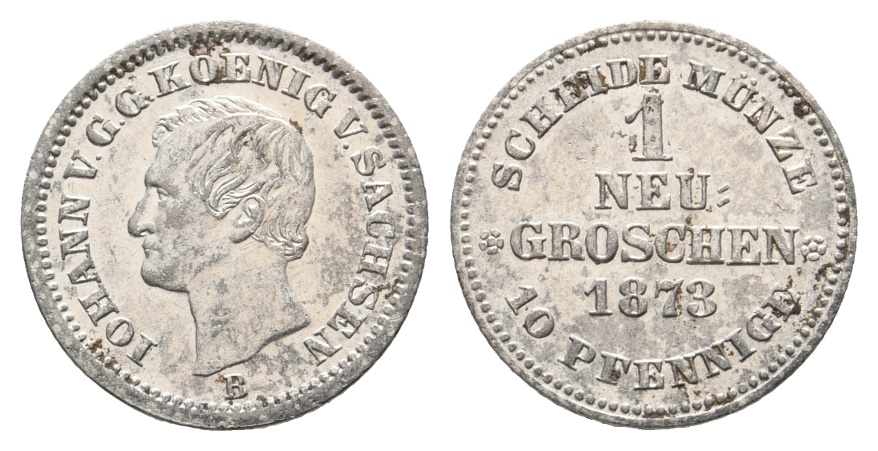  Altdeutschland; Kleinmünze 1873   