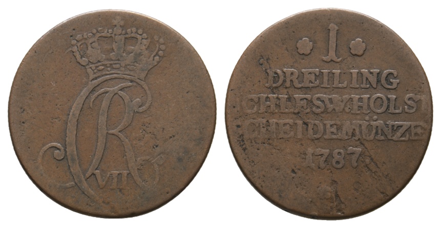  Altdeutschland; Kleinmünze 1787   