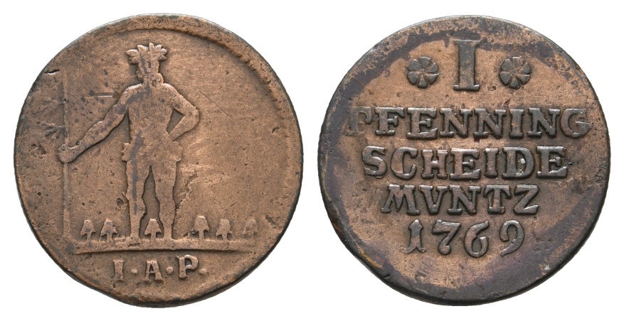  Altdeutschland; Kleinmünze 1769   