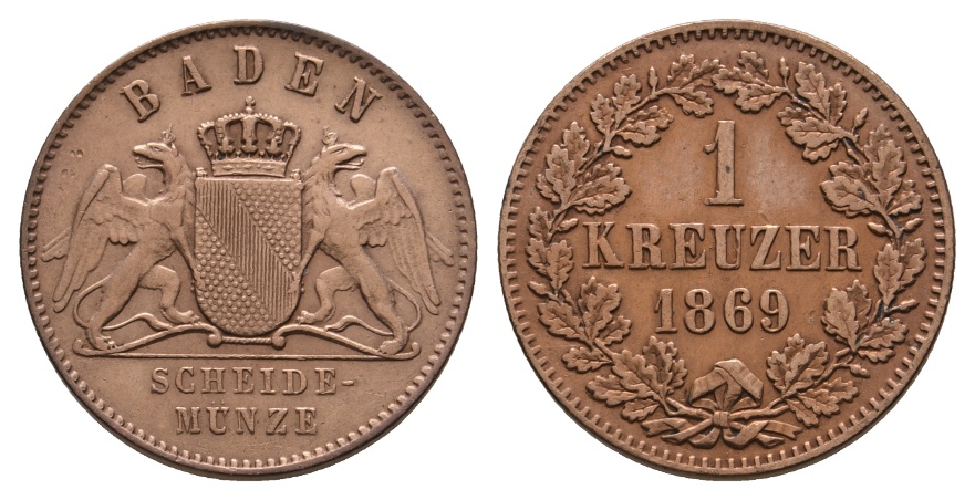  Altdeutschland; Kleinmünze 1869   