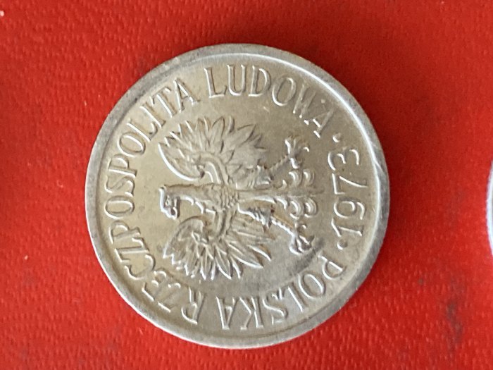  Münze Münzen Umlaufmünze Polen 20 Groszy 1973 ohne Münzzeichen   