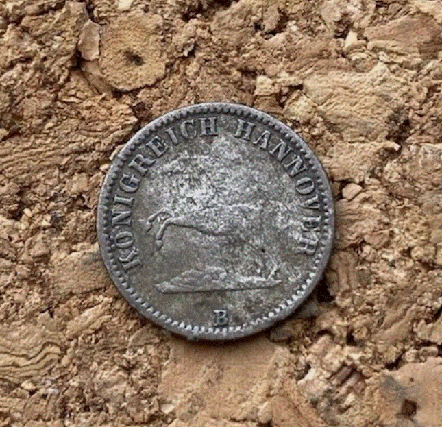  SILBER - Hannover 1/2 Groschen 1858 B Altdeutschland Georg V.   