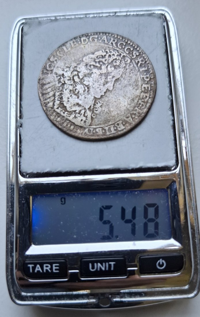  Erzbistum Köln 1/6 Taler 1693 FW Josef Clemens von Bayern Silber   