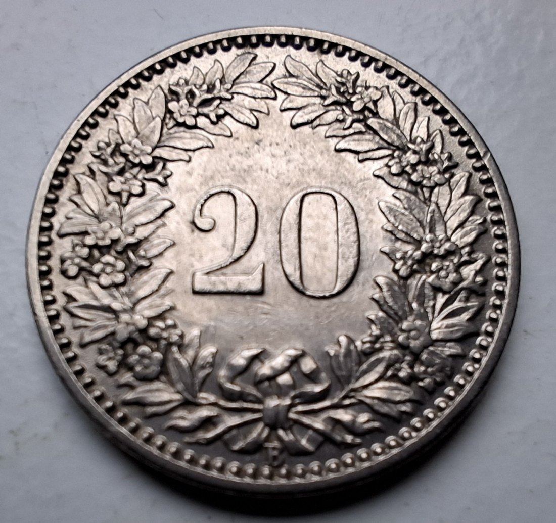 Schweiz 20 Rappen 1902 Libertas