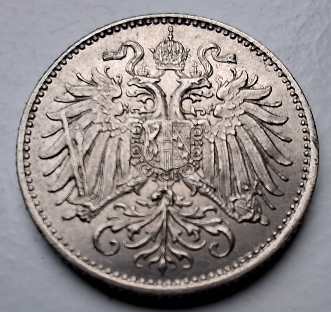  Österreich 10 Heller 1893 Wappen unzirkuliert   