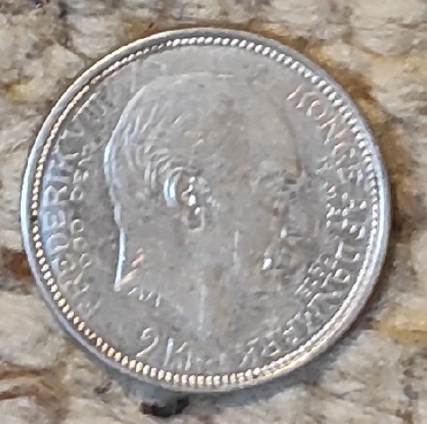  2 Kronen 1912, SILBER, Tod von Frederik VIII und Beitritt von Christian X.   