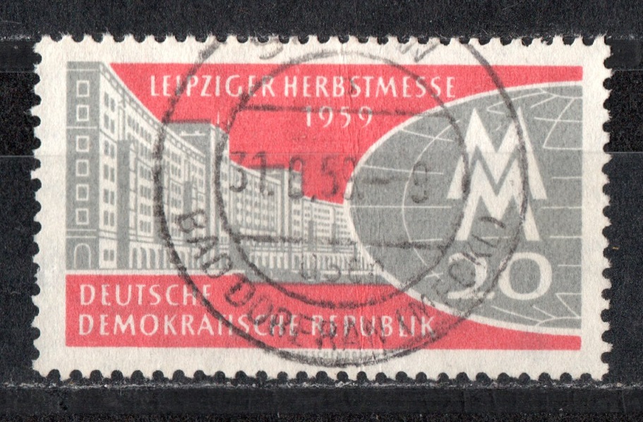 DDR 1959 Mi.712 Echt gelaufen/ Top Stempel