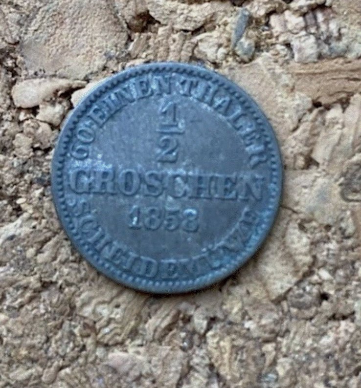  SILBER - Königreich Hannover 1/2 Groschen 1858 B Georg V.   