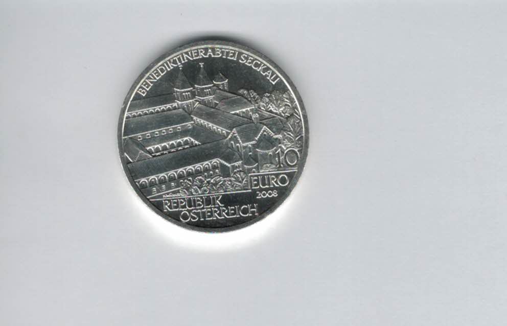  10 Euro 2008 Abtei Seckau silber 925/16g fein Österreich Spittalgold9800 (4971/14   
